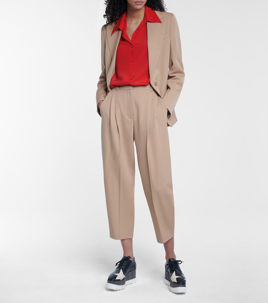 Camisa Willow de crepé de seda | Stella McCartney