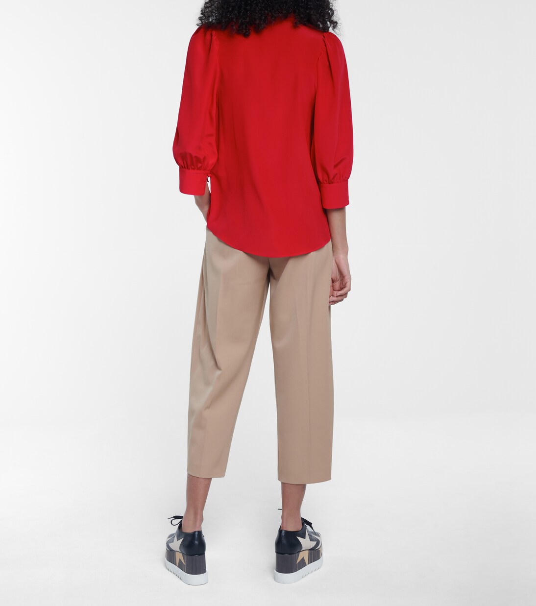 Camisa Willow de crepé de seda | Stella McCartney
