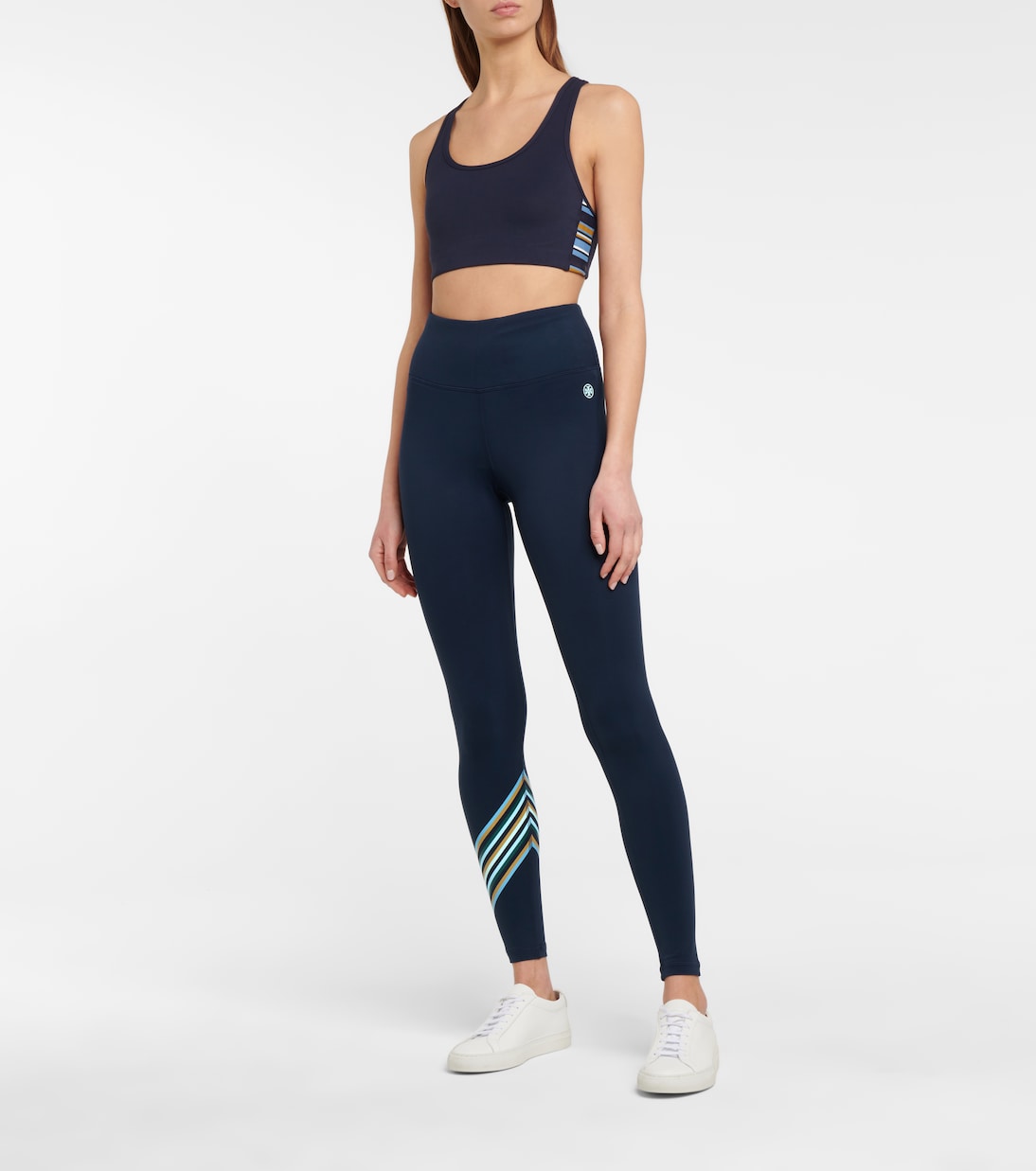 Side-striped sports bra | Tory Sport