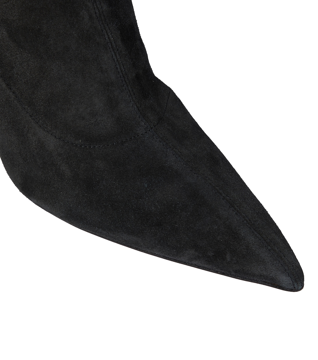 Suede knee-high boots | Paris Texas