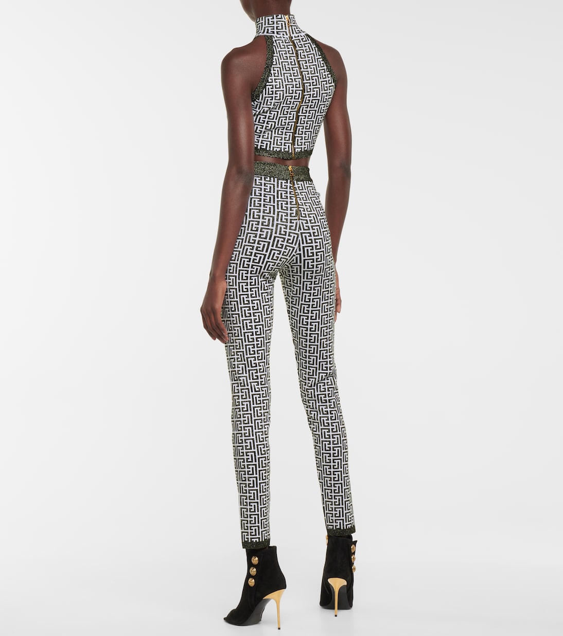 Leggings aus Jacquard-Strick | Balmain