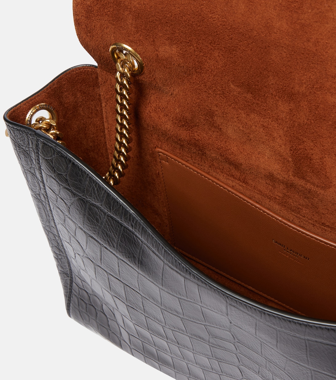 Sac Kate Medium réversible en cuir embossé et daim | Saint Laurent