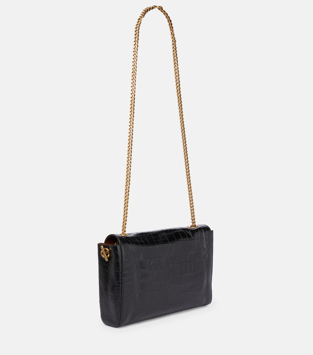 Sac Kate Medium réversible en cuir embossé et daim | Saint Laurent