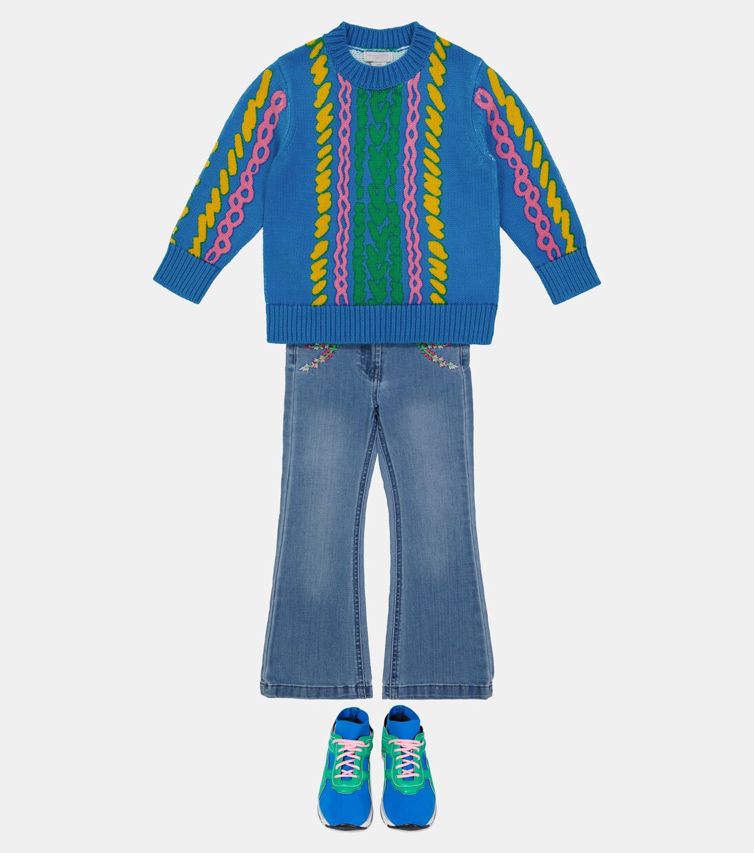 Pullover Comic in misto cotone | Stella McCartney Kids