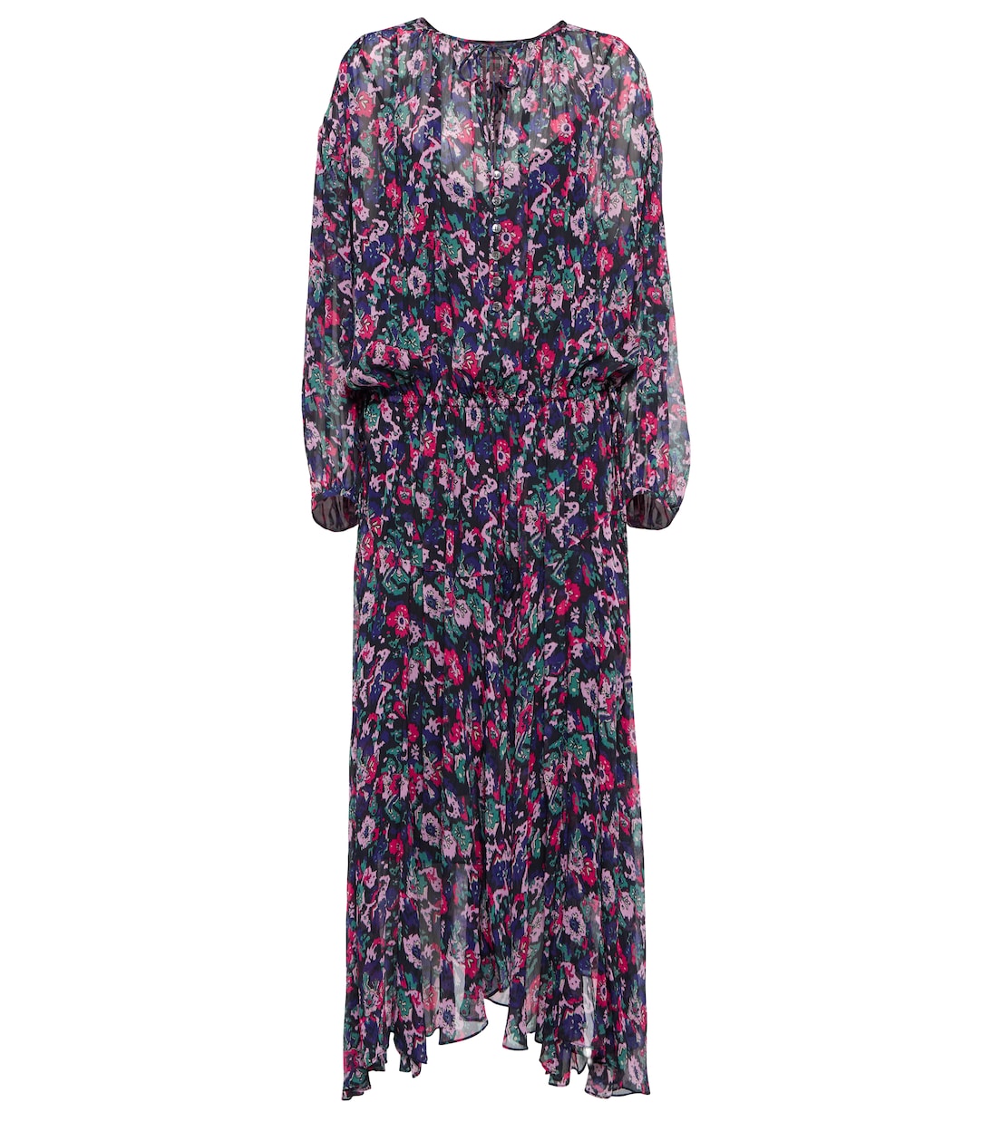 Saureli floral asymmetric midi dress | Marant Etoile