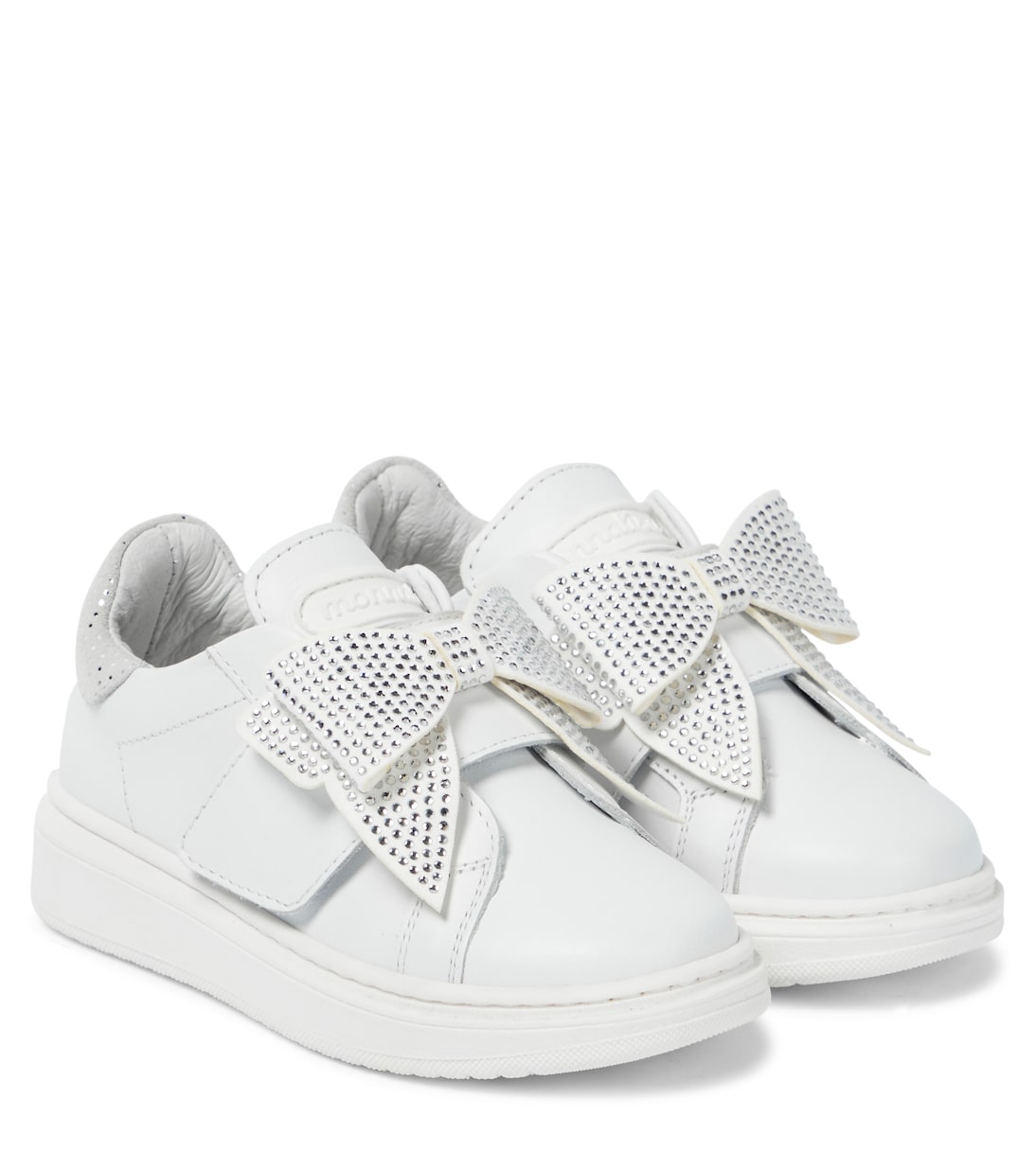 Sneakers in pelle con decorazione | Monnalisa