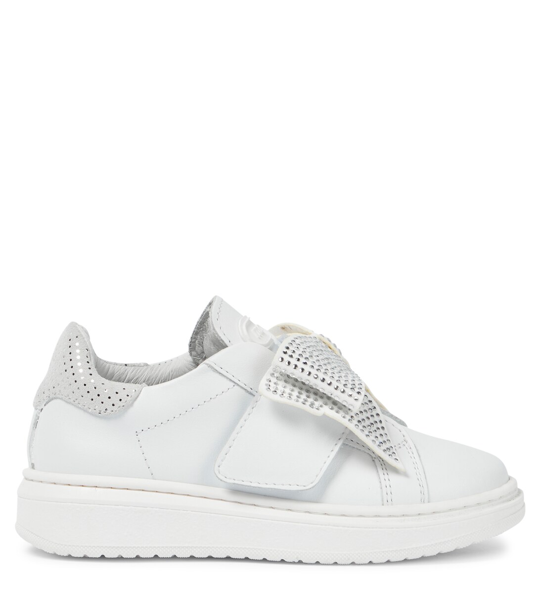 Sneakers in pelle con decorazione | Monnalisa