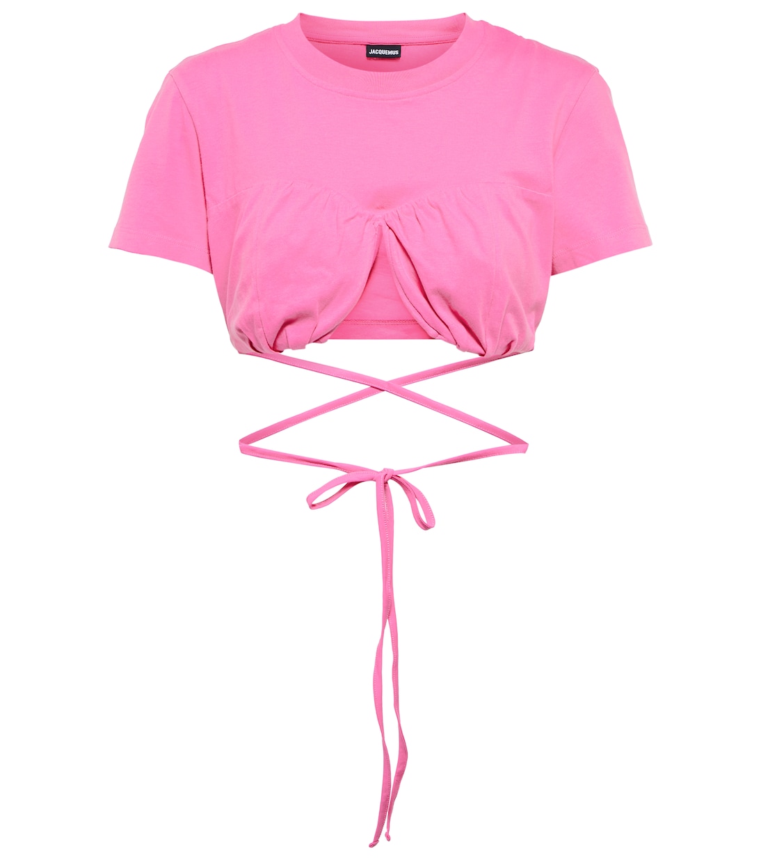 Top raccourci Le T-shirt Baci en coton | Jacquemus