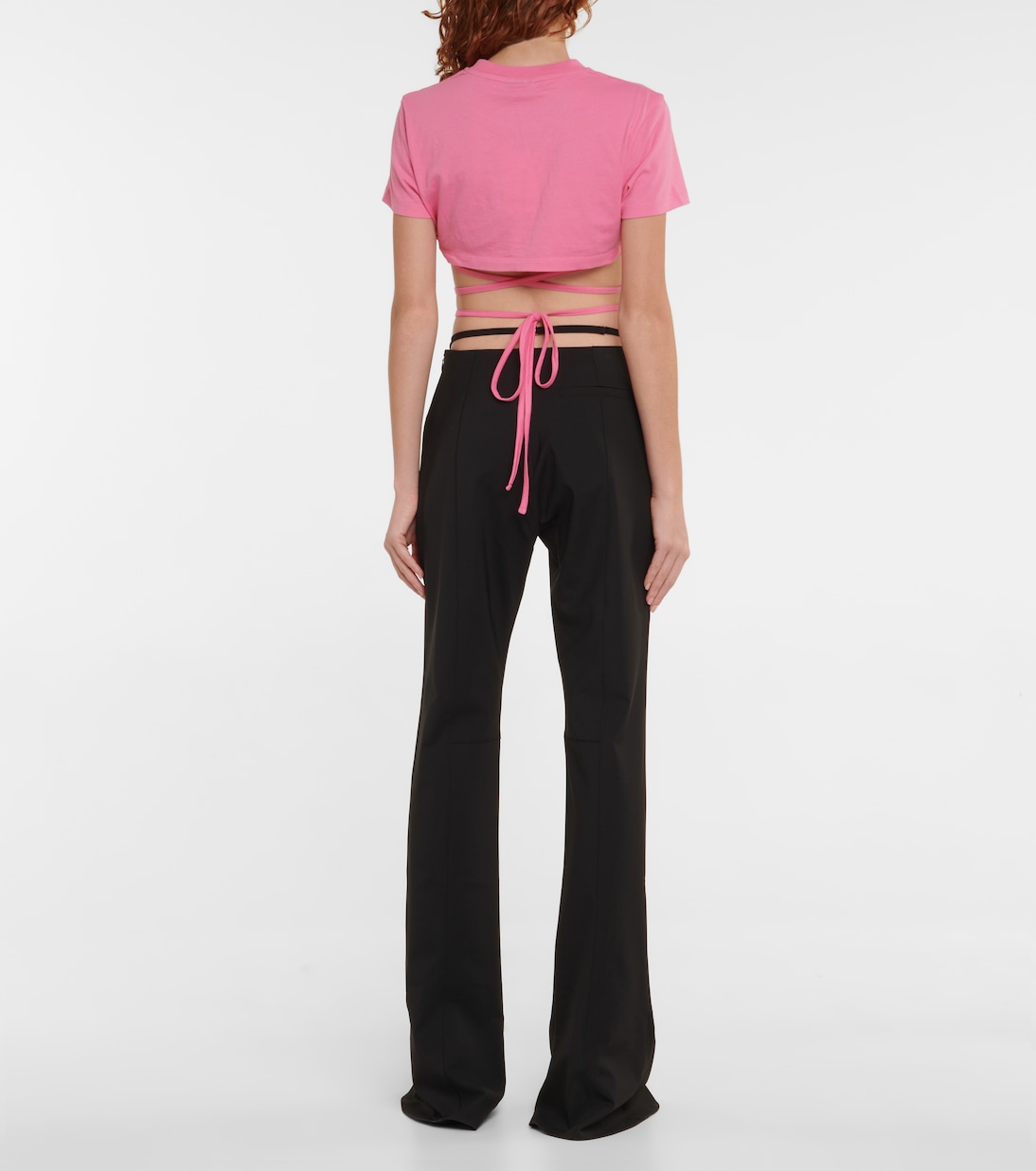 Top raccourci Le T-shirt Baci en coton | Jacquemus