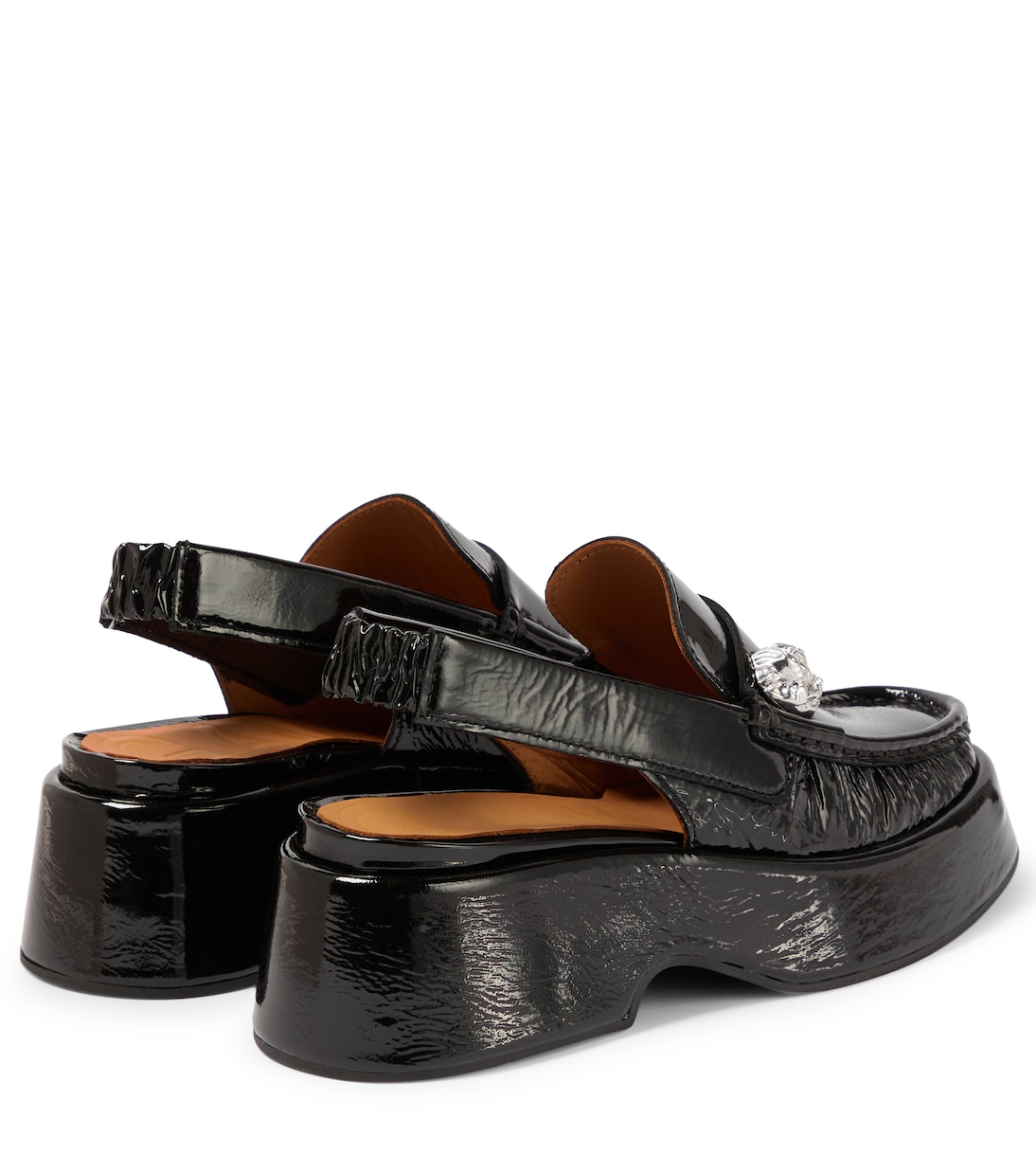 Loafers aus Lackleder | Ganni