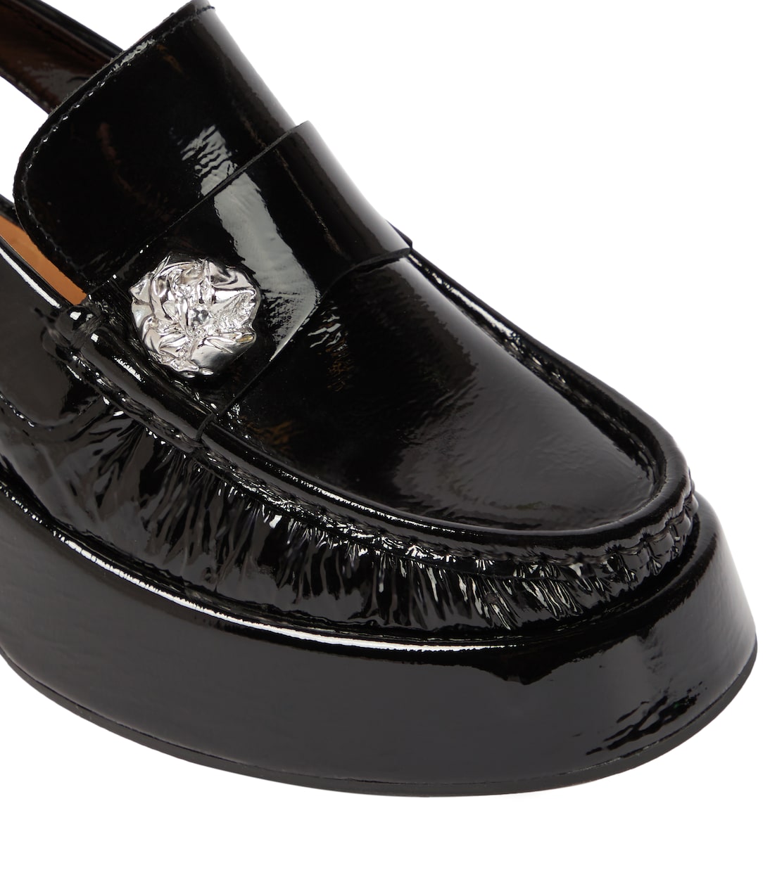 Loafers aus Lackleder | Ganni
