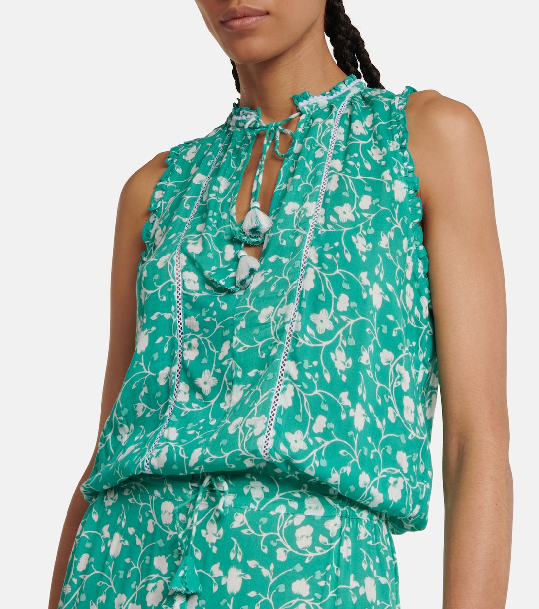 Vestido corto Clara floral | Poupette St Barth