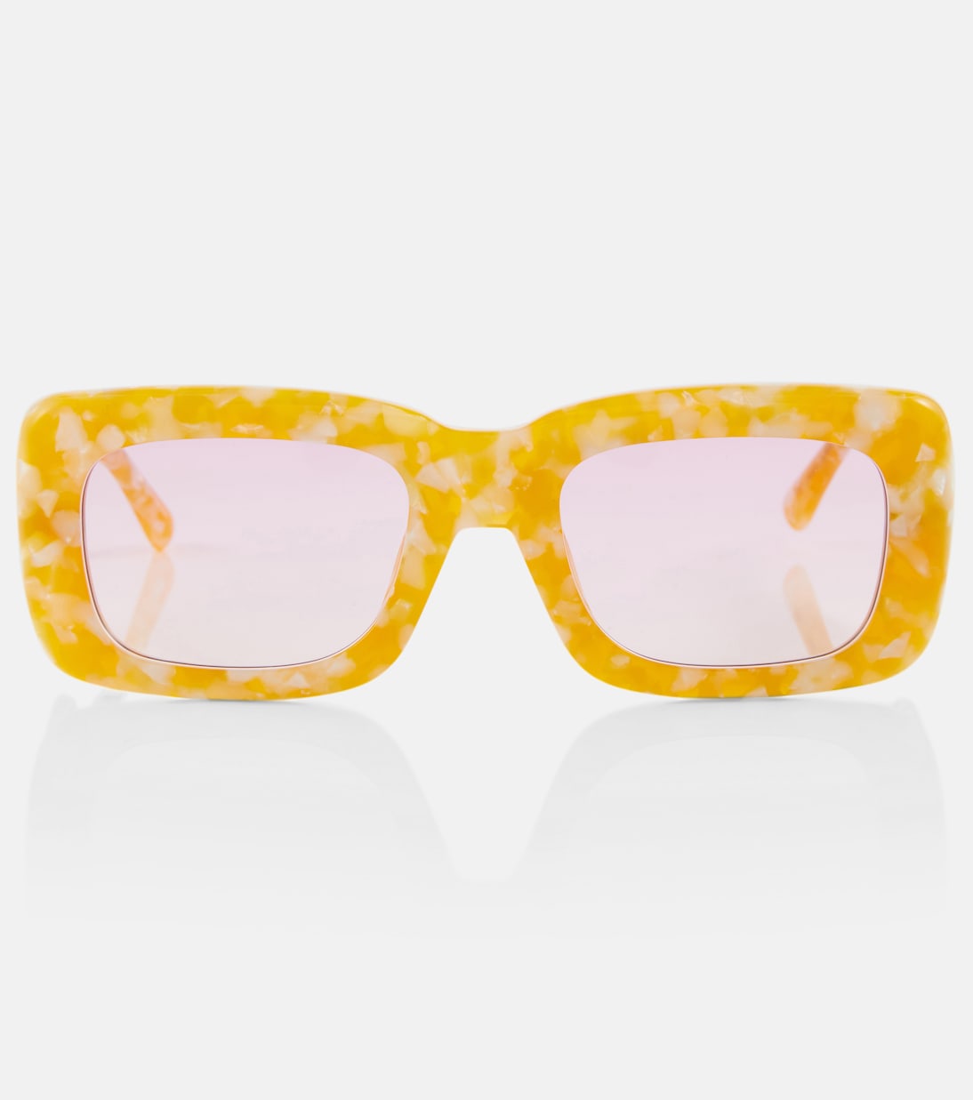 x Linda Farrow Marfa rectangular sunglasses | The Attico