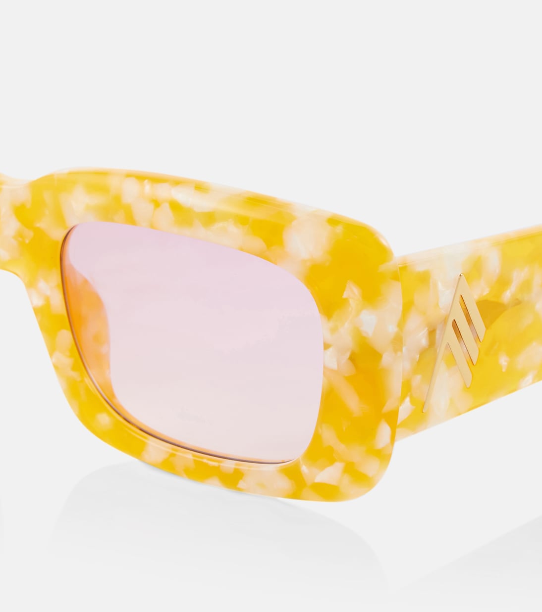 x Linda Farrow Marfa rectangular sunglasses | The Attico