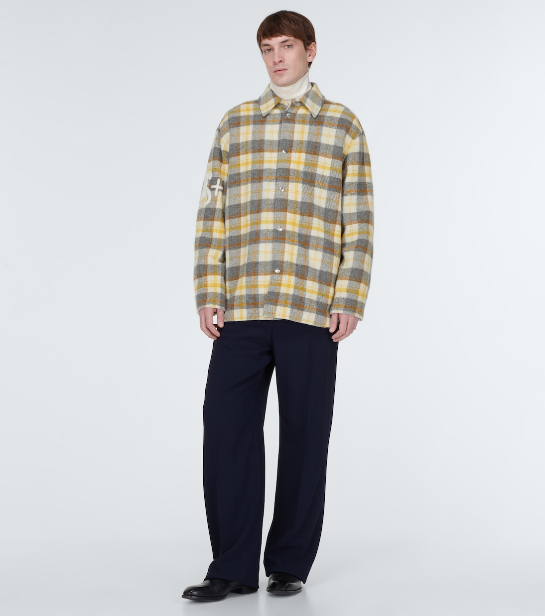 Hemdjacke aus Alpakawolle und Wolle | Jil Sander
