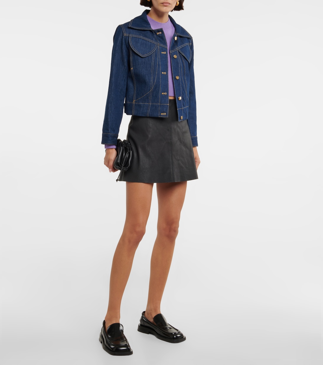 Jersey de lana y cachemir cropped | Patou