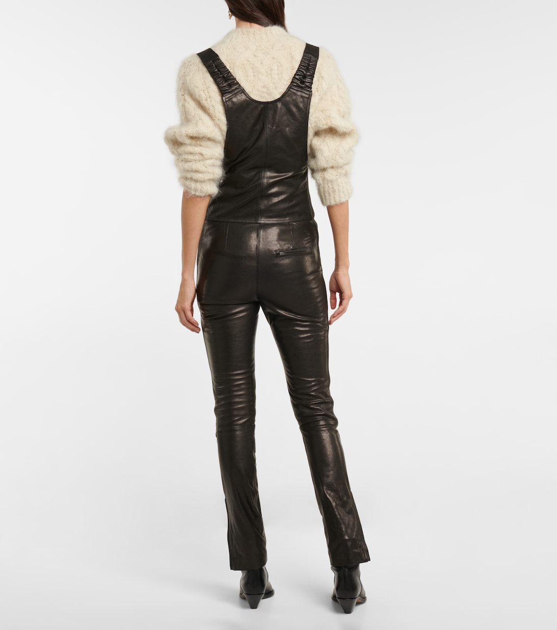 Salopette Apolina en cuir | Isabel Marant