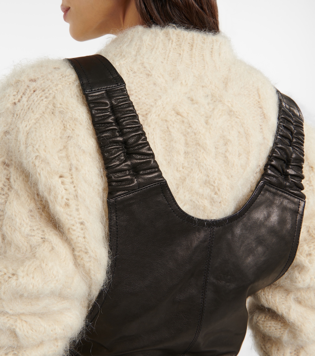 Salopette Apolina en cuir | Isabel Marant