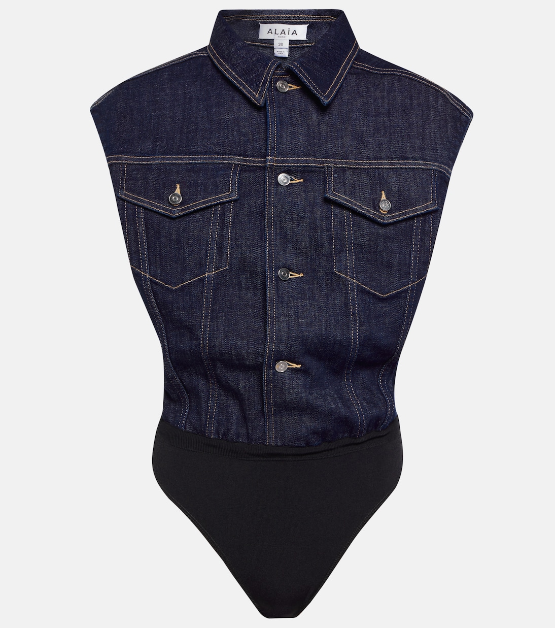 Body di jeans in misto cotone | Alaïa