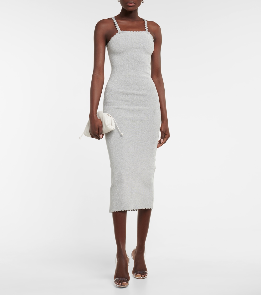 Abito midi in jersey | Victoria Beckham