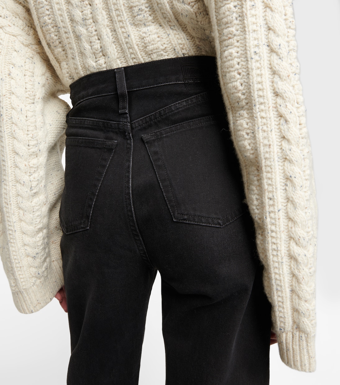 Jeans regular a vita alta | Toteme