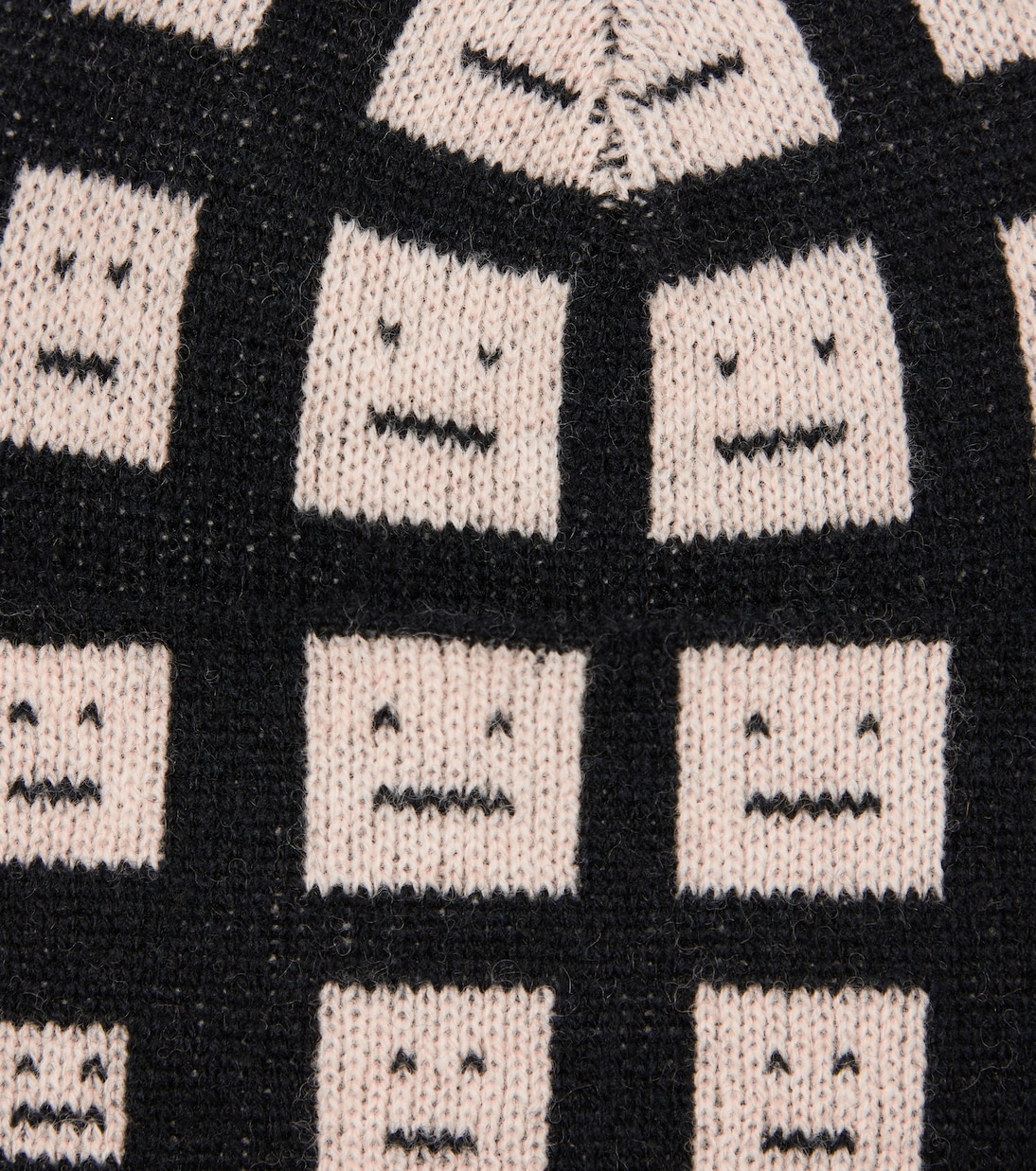 Berretto Face in jacquard di lana | Acne Studios Kids