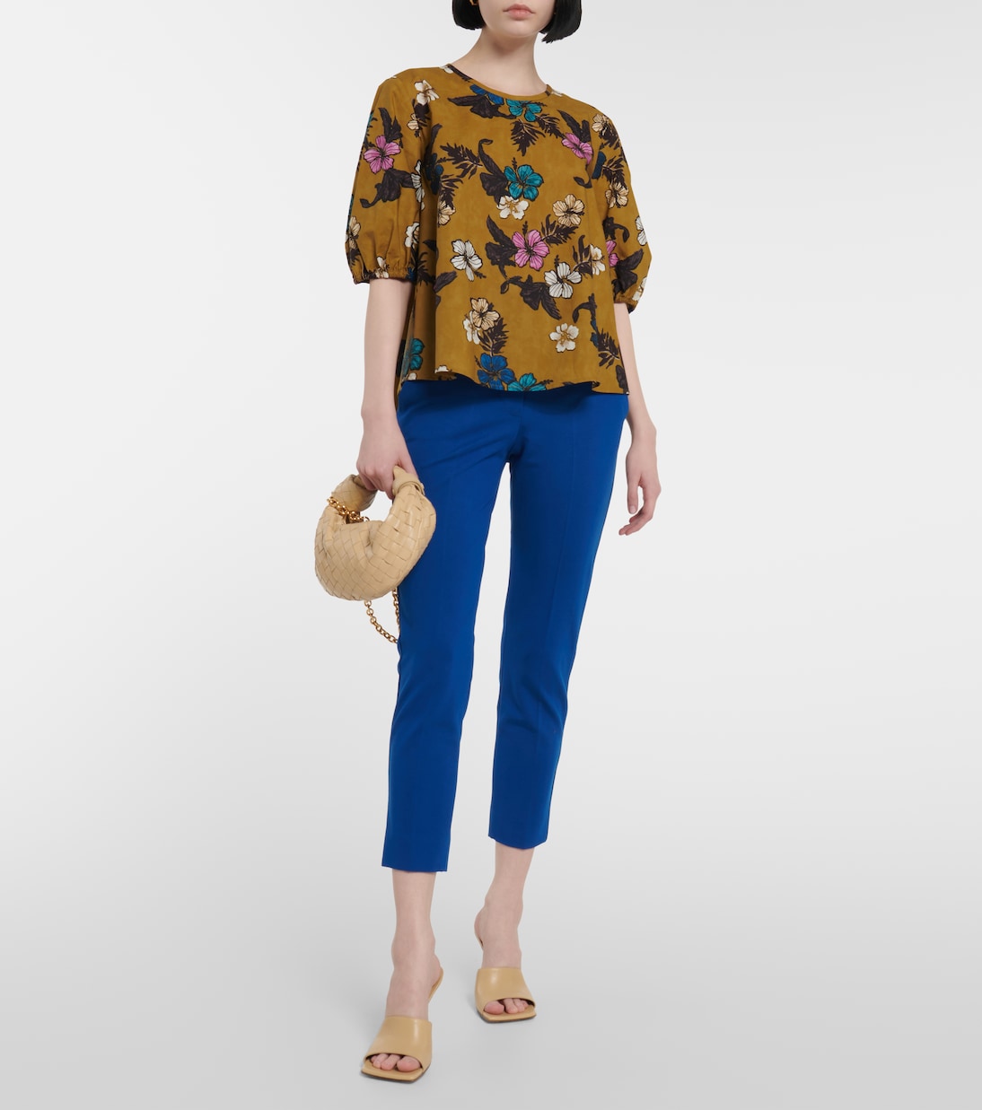 Calla floral cotton poplin top | 'S Max Mara