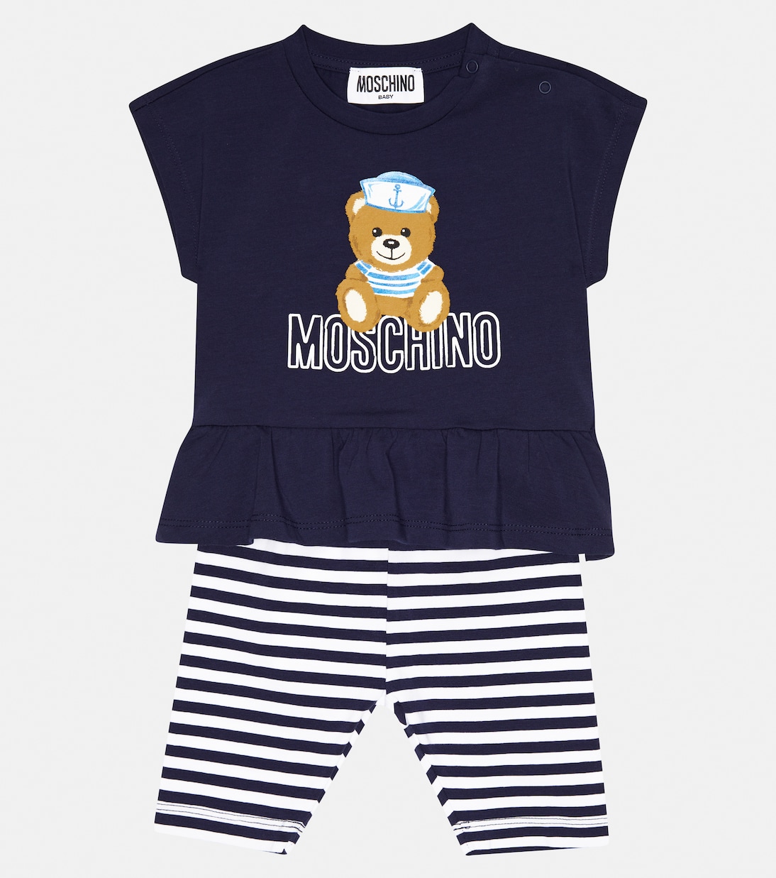 Baby - T-shirt e leggings in misto cotone | Moschino Kids