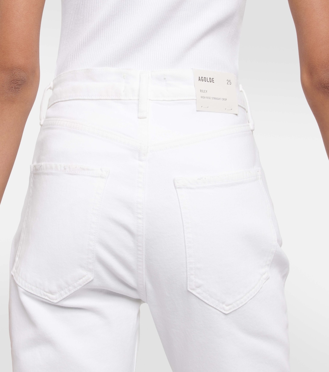 Jean raccourci Riley à taille haute | Agolde