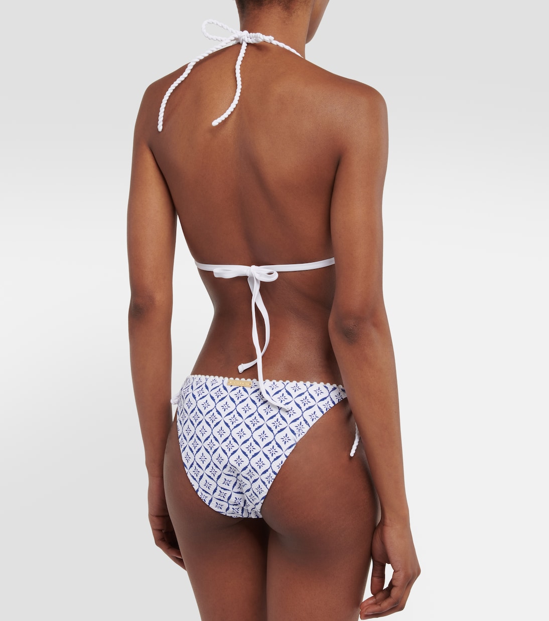 Slip bikini Capri a vita media con stampa | Heidi Klein