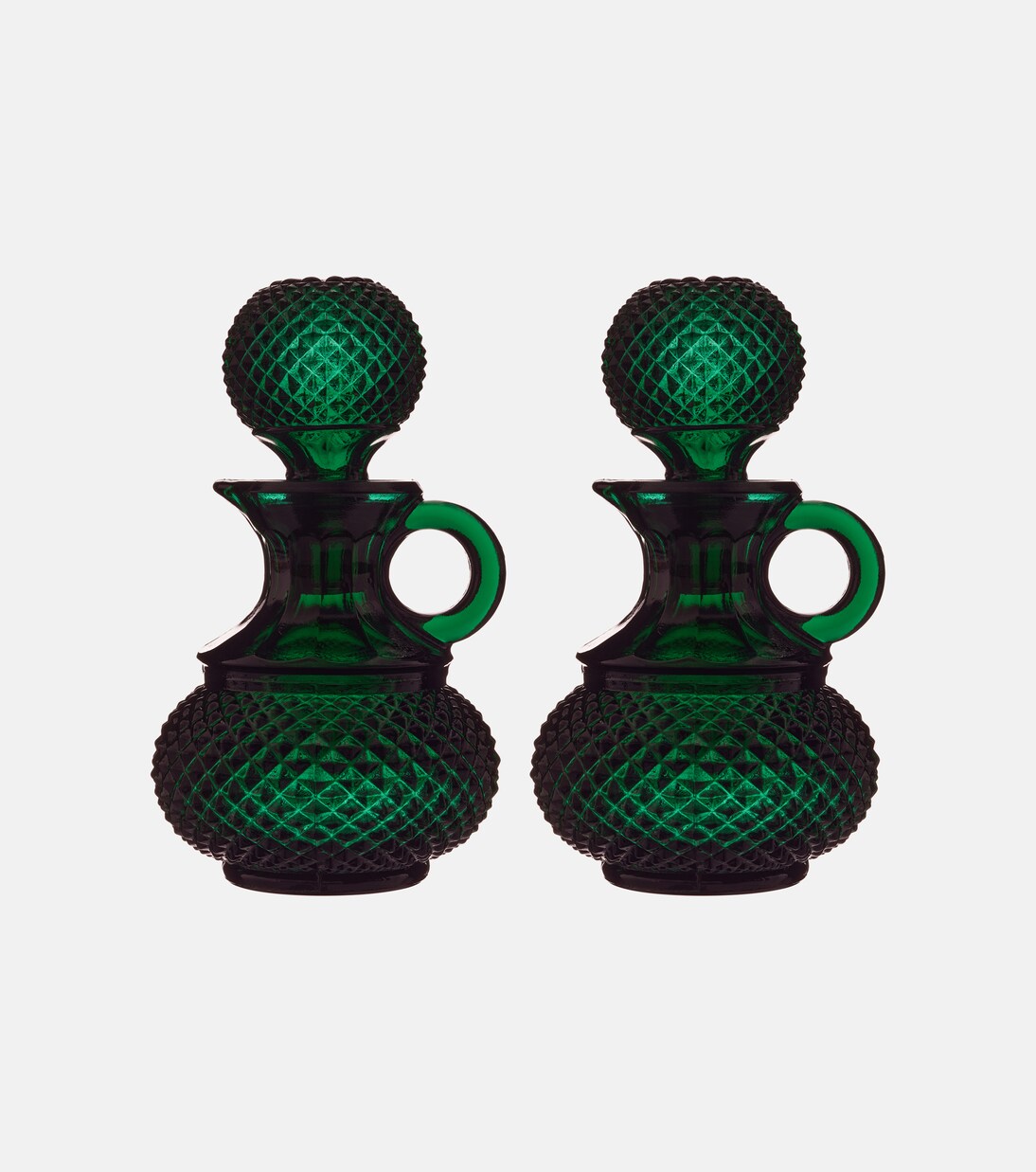 Juego de aceitera y vinagrera Galeano de vidrio | Cabana
