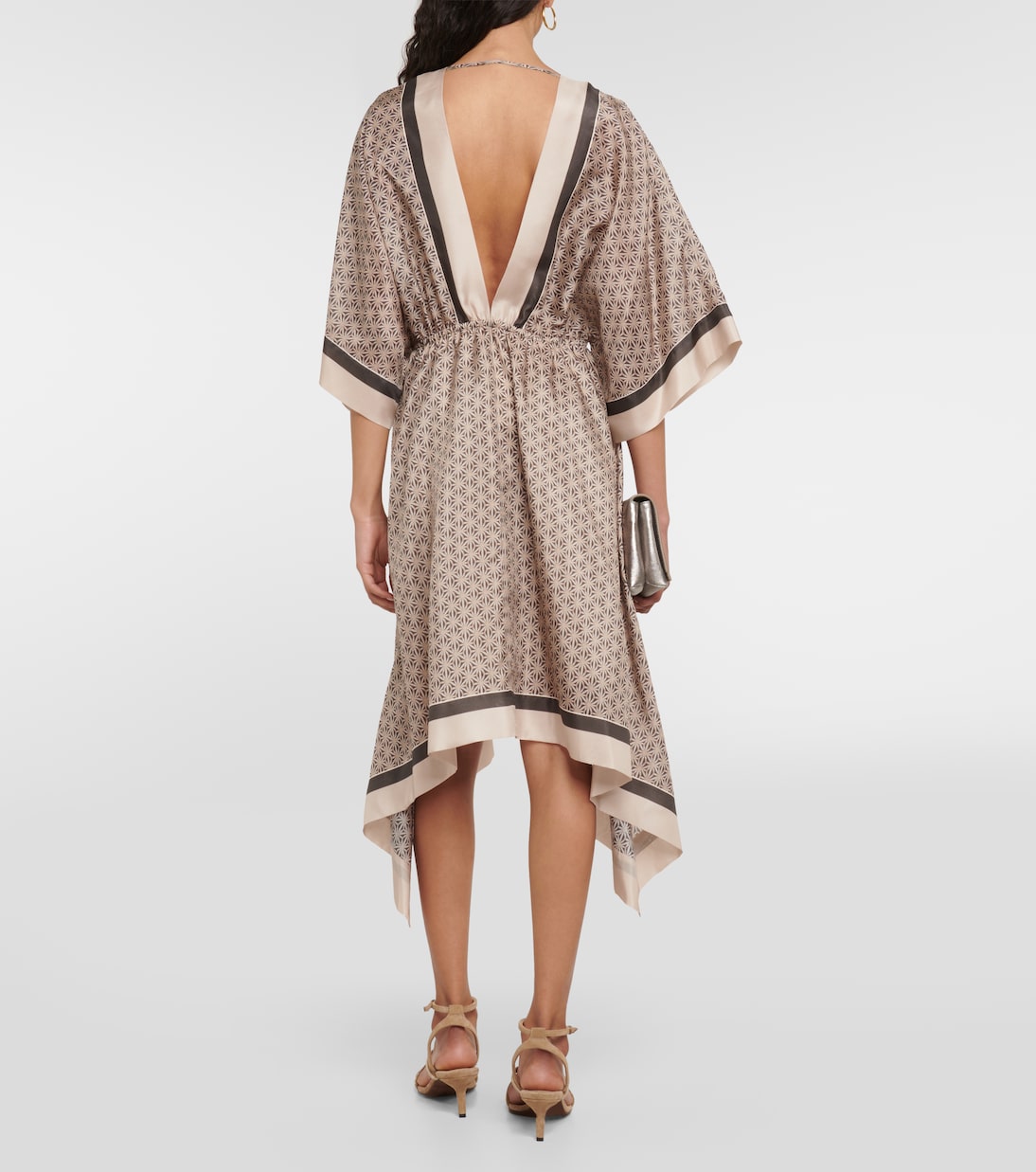 Printed silk kaftan | Brunello Cucinelli