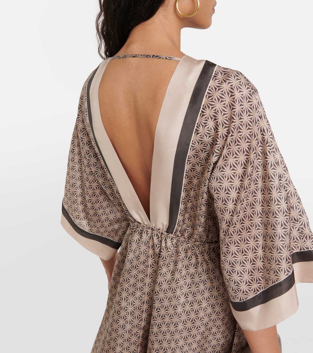 Printed silk kaftan | Brunello Cucinelli