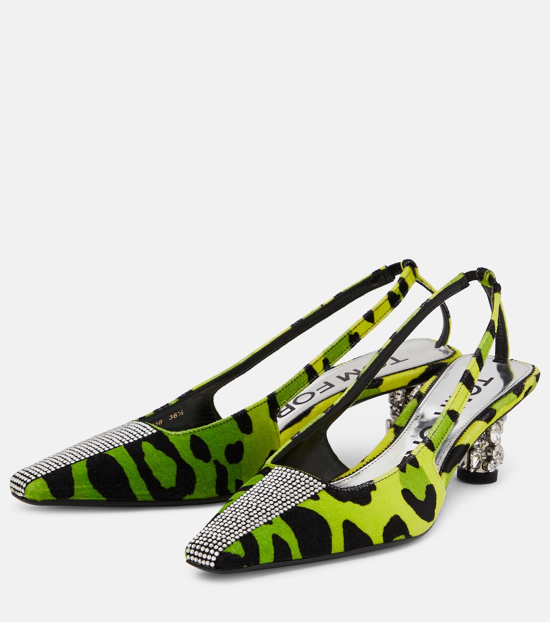 Escarpins en velours à ornements | Tom Ford