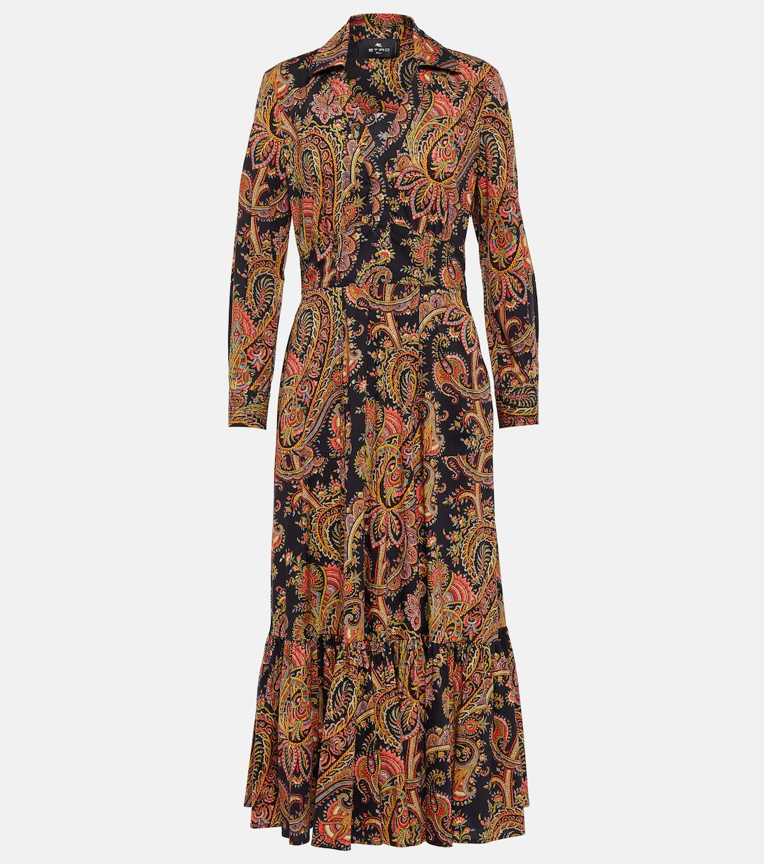 Bedrucktes Midikleid aus einem Baumwollgemisch | Etro