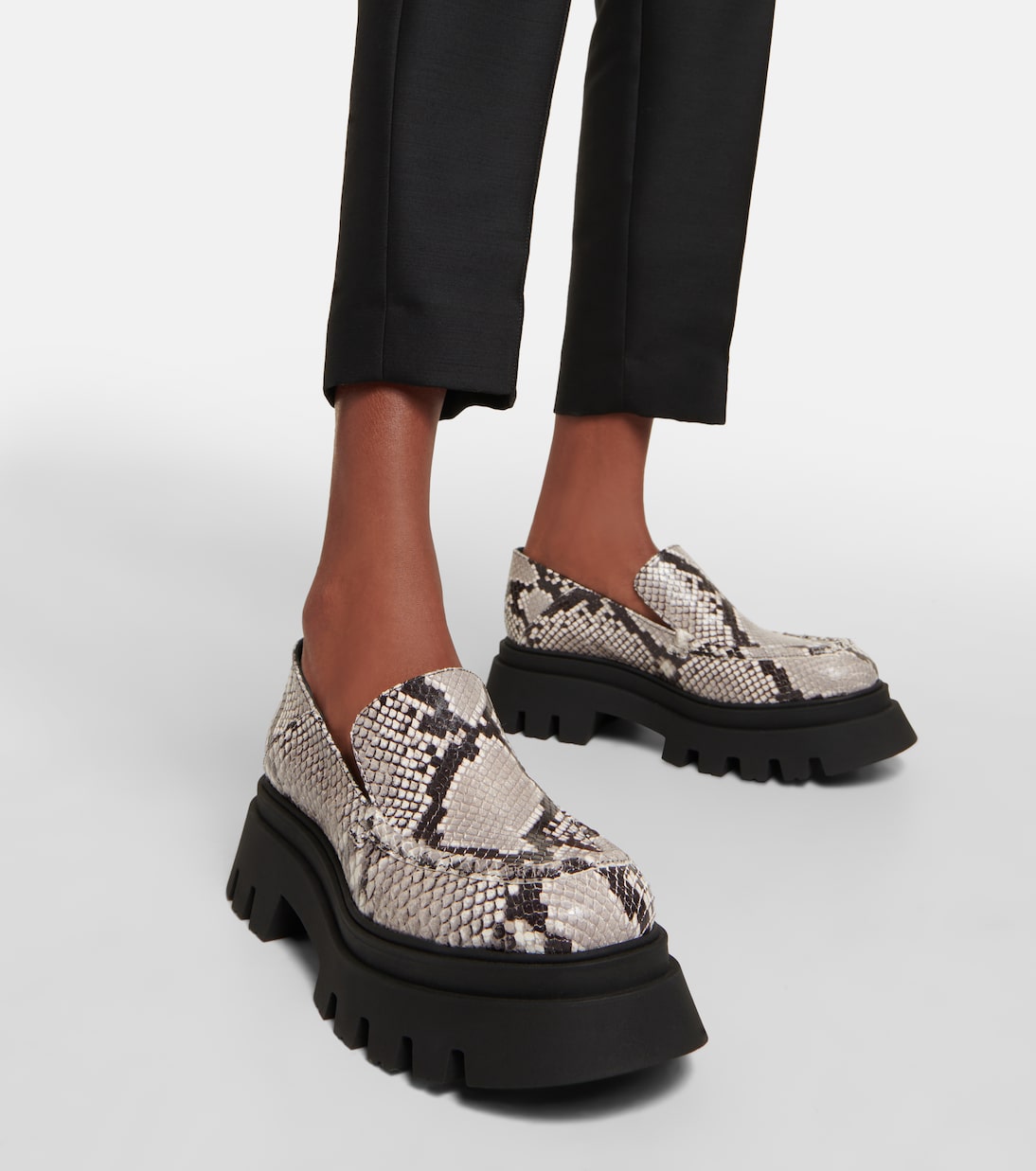 Mocassins à plateforme en cuir embossé | Dorothee Schumacher