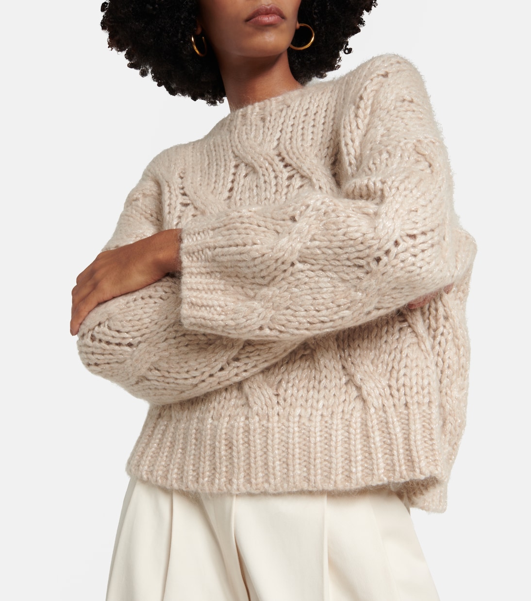 Jersey en mezcla de mohair | Brunello Cucinelli
