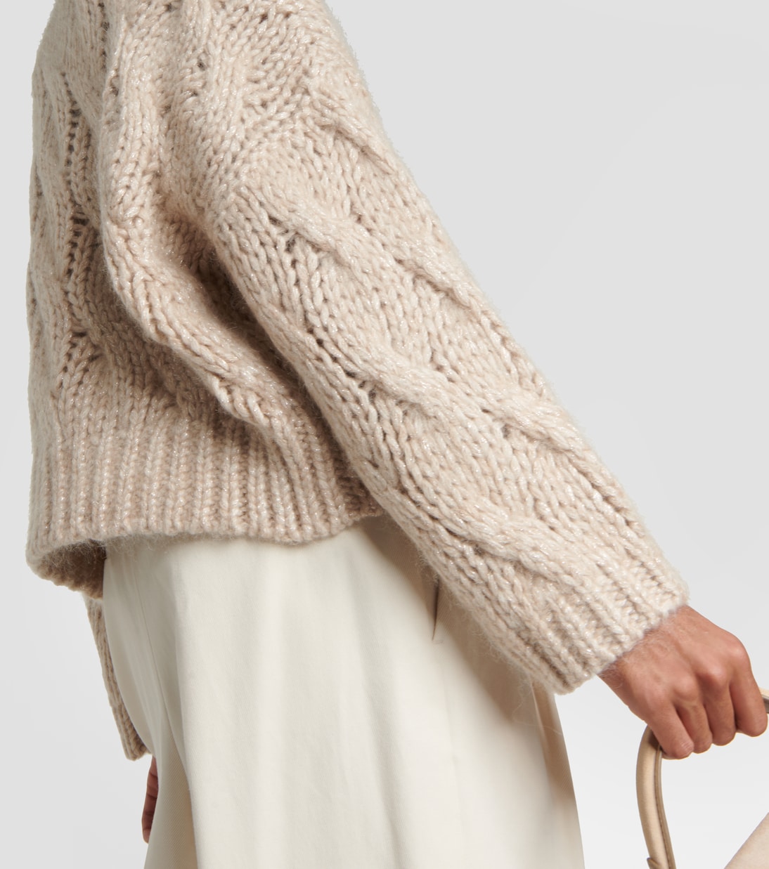 Jersey en mezcla de mohair | Brunello Cucinelli