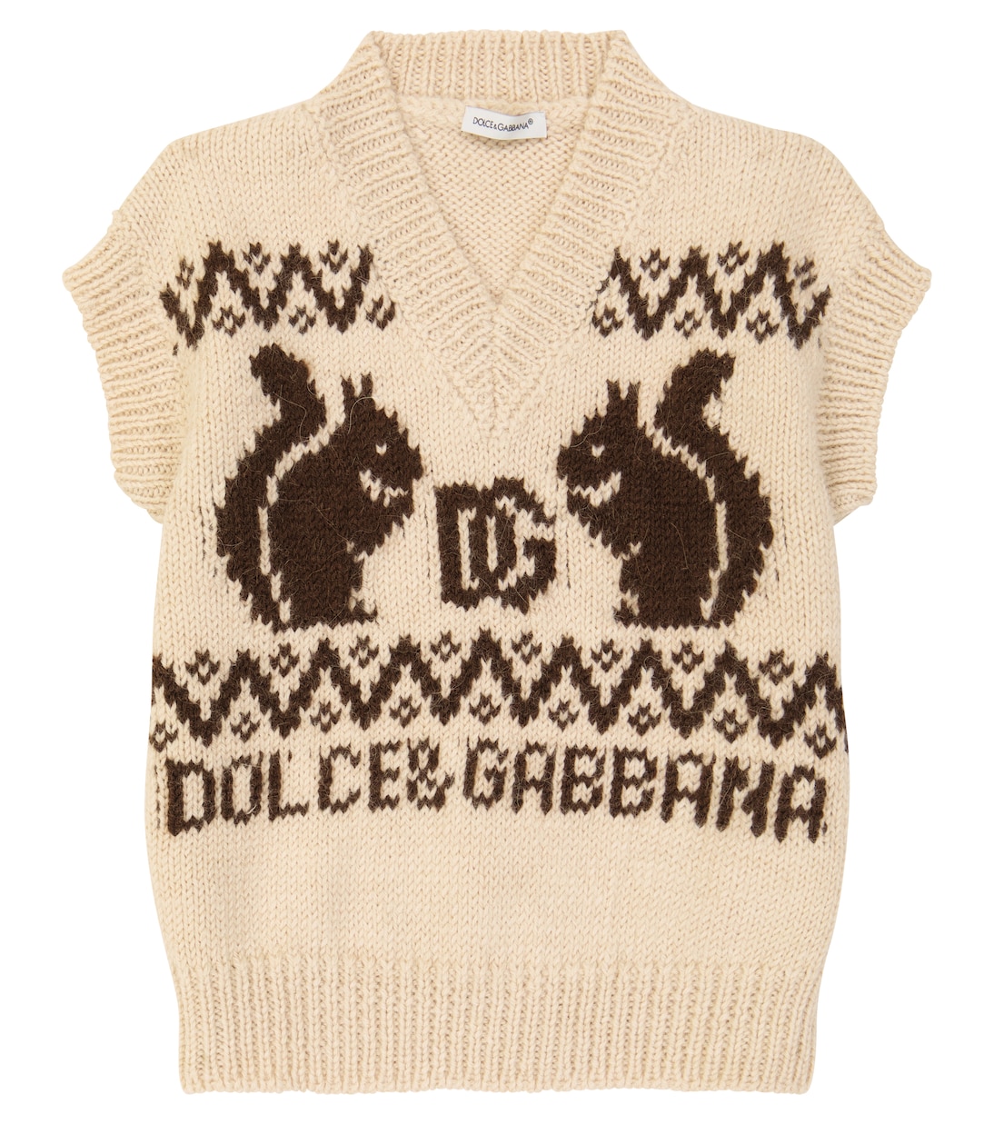 Pullunder aus Wolle und Alpakawolle | Dolce&Gabbana Kids