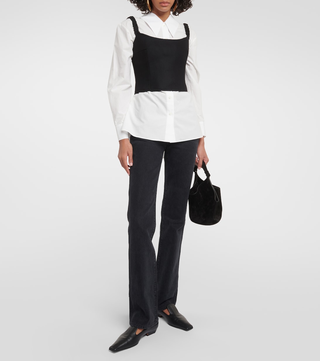 Camisa Lago en popelín de algodón | Khaite