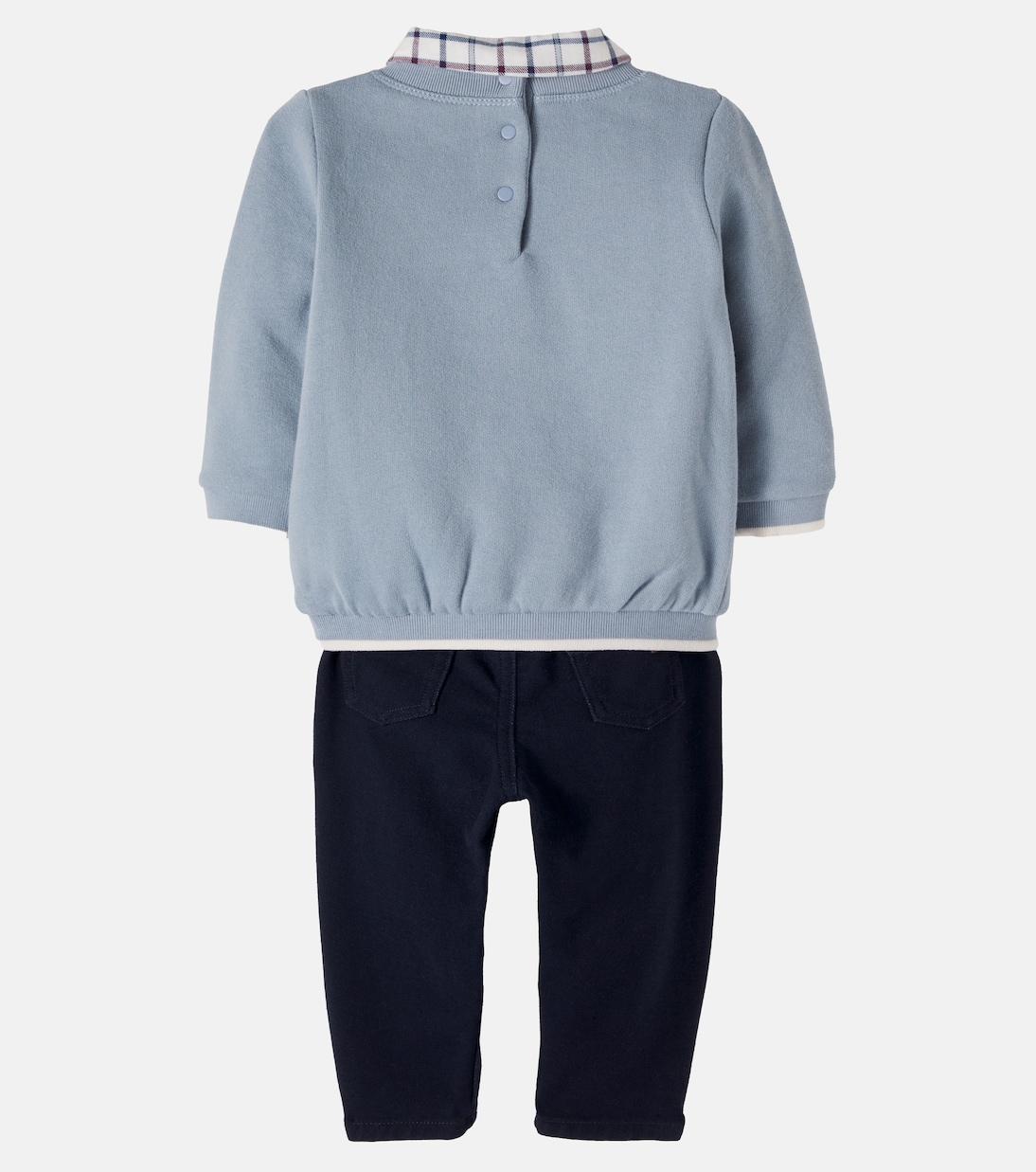 Baby Set aus Sweatshirt, Hemd und Hose | Tartine et Chocolat