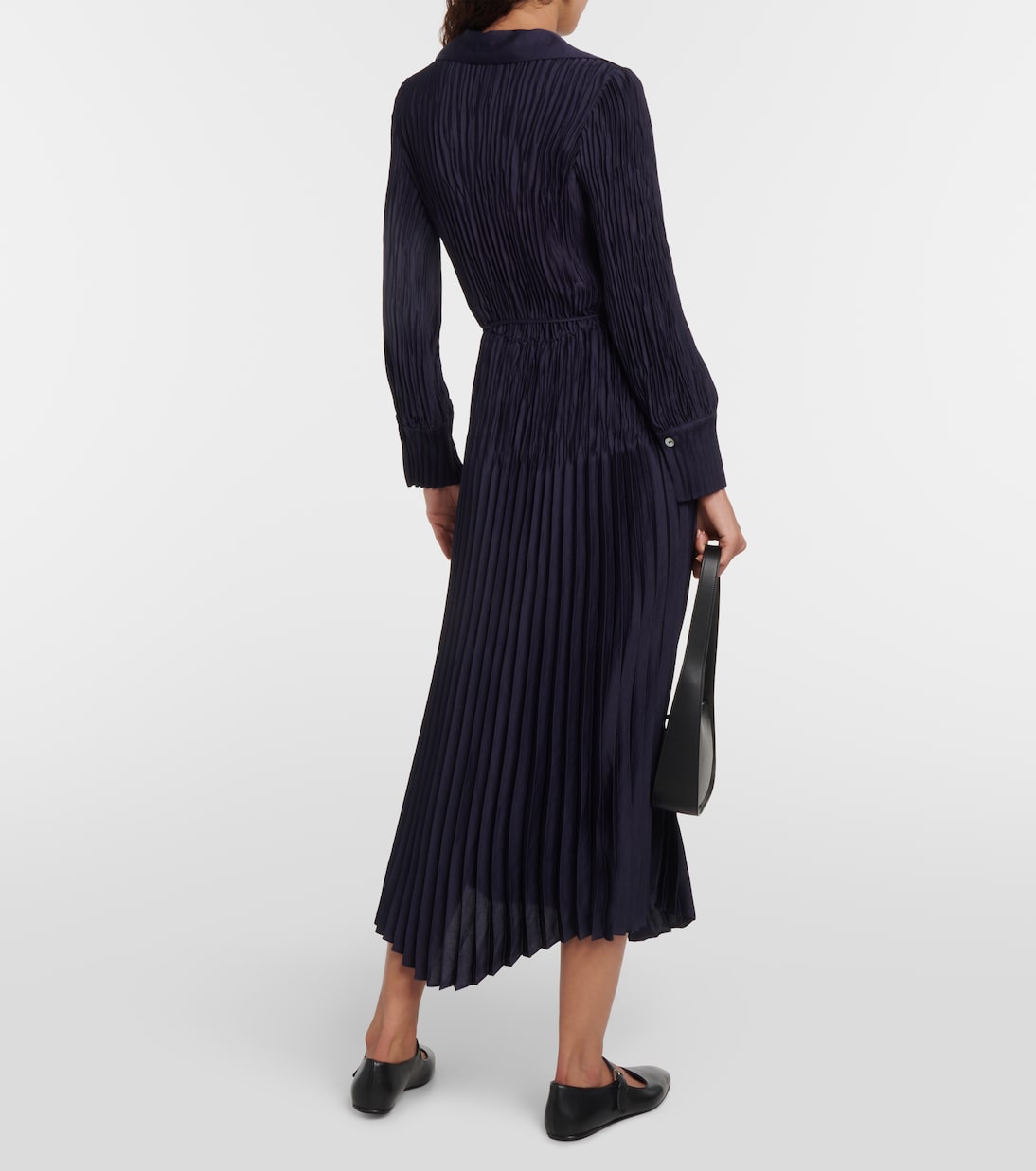Pleated midi dress | Vince