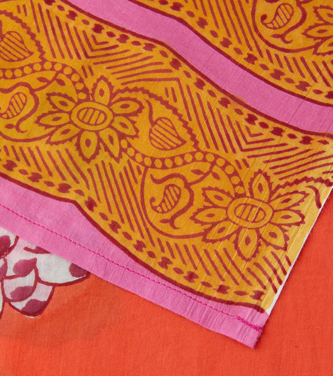 Tea Flower muslin beach towel | Lisa Corti