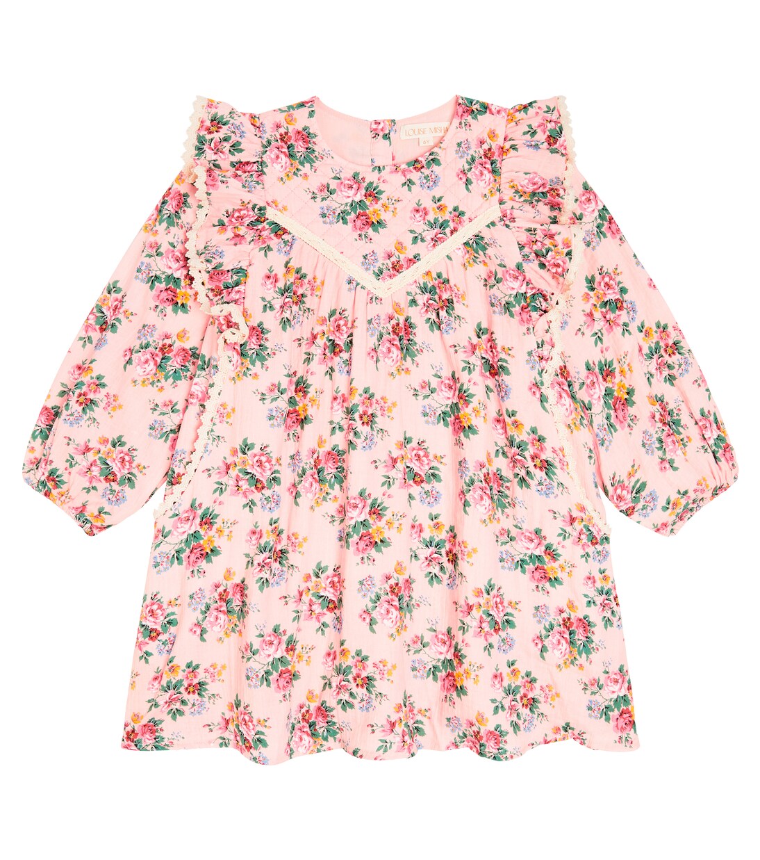 Vestido de algodón estampado | Louise Misha