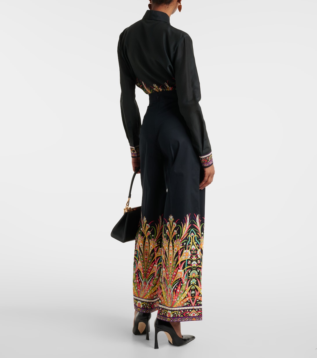 Pantaloni flared in misto cotone | Etro