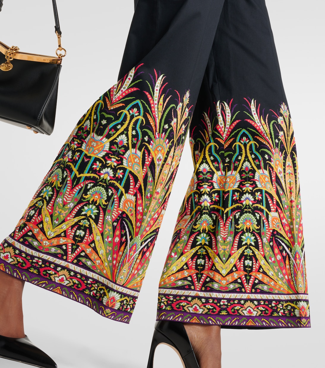 Pantaloni flared in misto cotone | Etro
