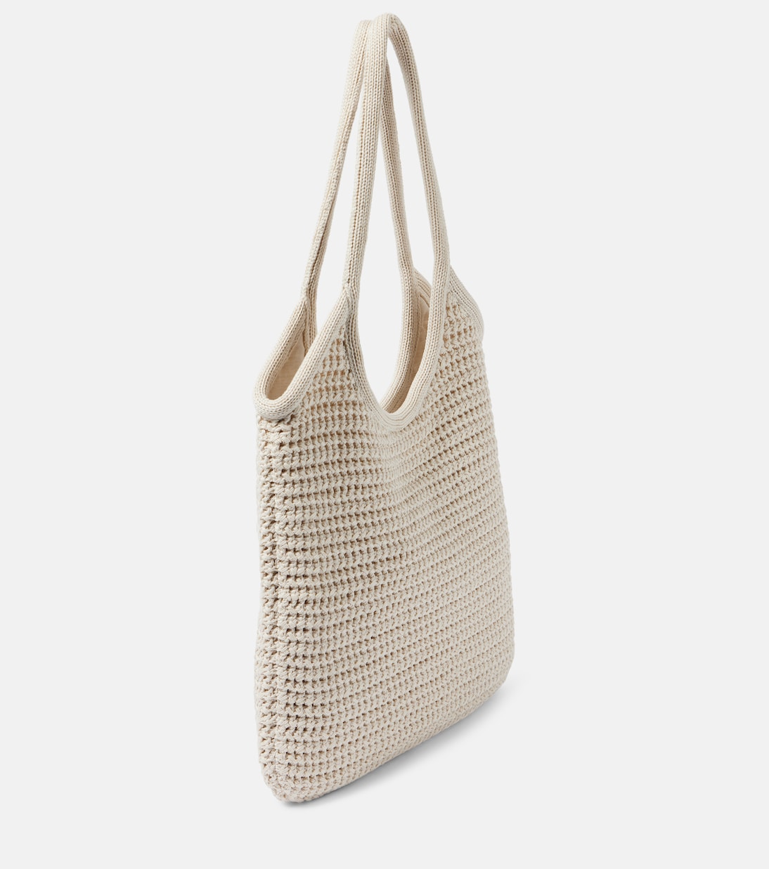 Logo raffia-effect tote bag | Miu Miu