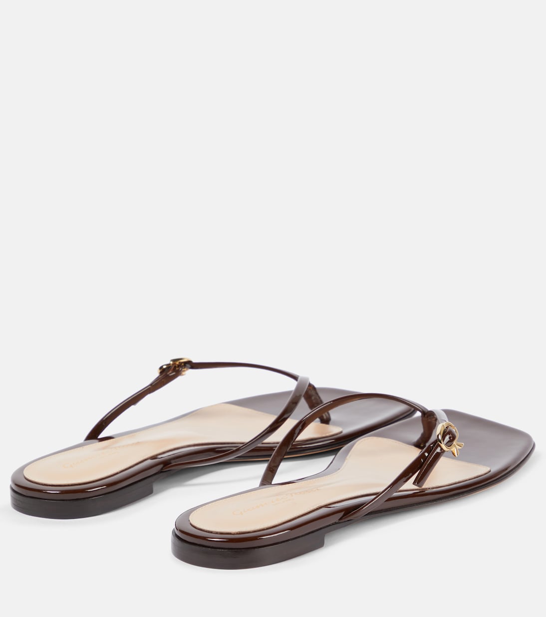 Sandali infradito in vernice | Gianvito Rossi