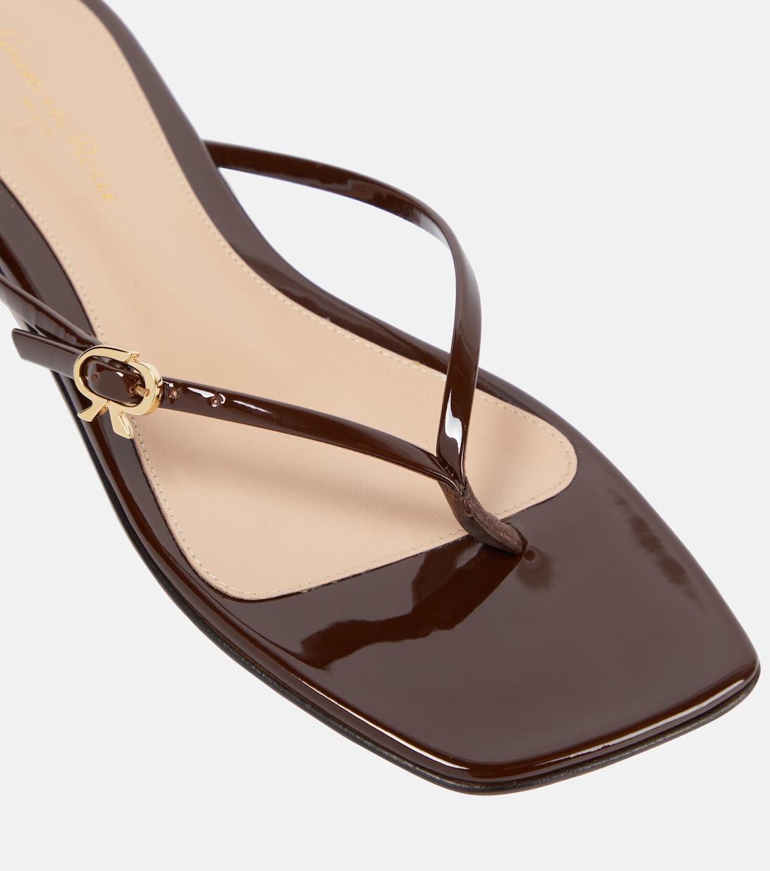 Sandali infradito in vernice | Gianvito Rossi