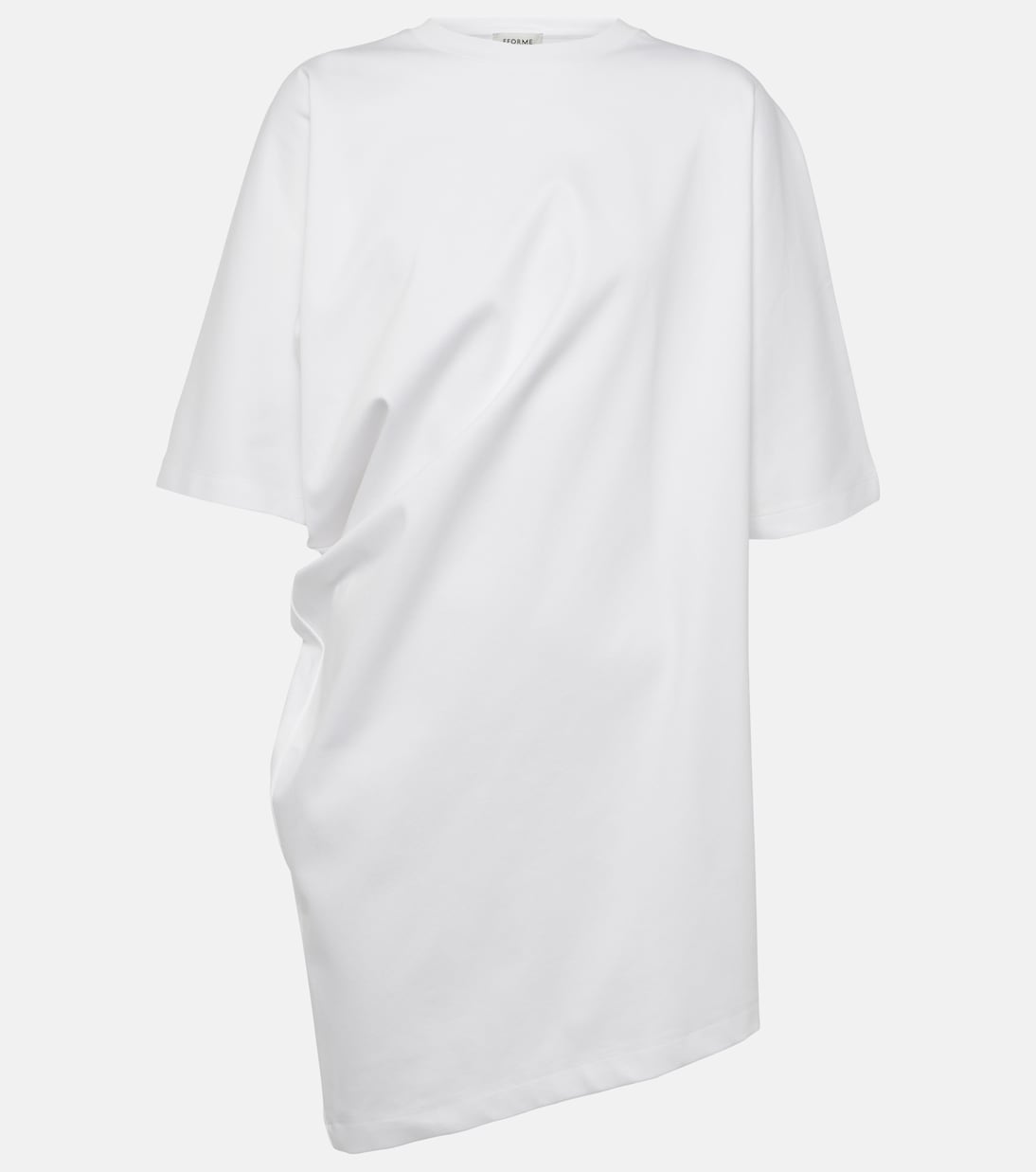 Minikleid Draped aus Baumwoll-Jersey | Fforme
